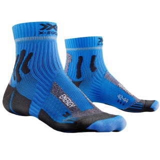 X-Socks Laufsocke Marathon Energy 4.0 (Langstrecke) 2023 blau/schwarz Herren - 1 Paar